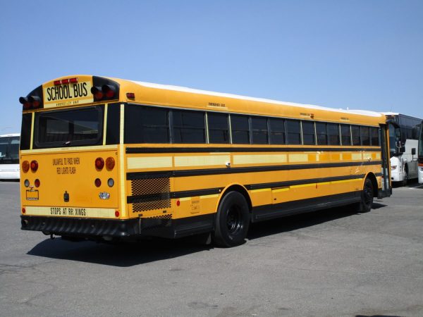 Rear Passenger View of 2007 Thomas Saf-T-Liner HDX School Bus